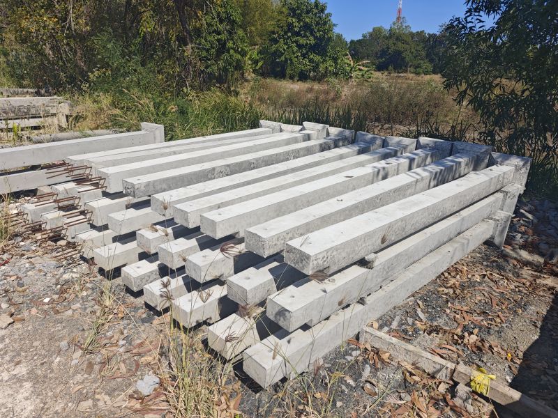 เสาปูนสำเร็จ หน้า 5" (ราคา/เมตร) อุบลราชธานี